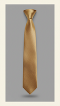 Brushed Gold Silk Tie