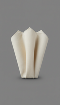 Ivory Linen Pocket Square